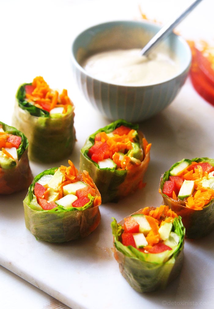 Homemade Garden Veggie Spring Rolls: Easy Recipe & Peanut Sauce